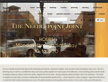Tablet Screenshot of needlepointjoint.com